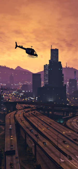 Iphone X Grand Theft Auto V Baggrund — Oppo F31 Pro Wallpapers
