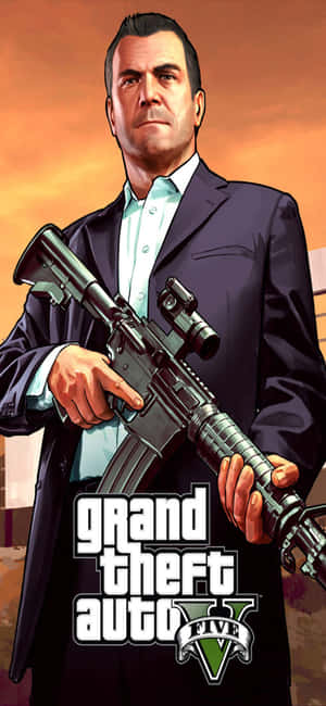 Iphone X Grand Theft Auto V Baggrund — Galaxy A17 Wallpapers
