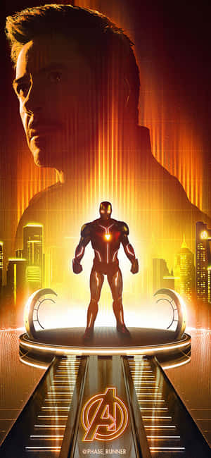 Iphone X Iron Man baggrund — Oppo K14x Wallpapers
