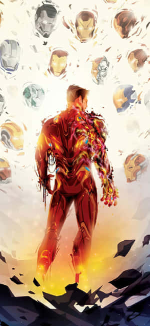 Iphone X Iron Man baggrund — Oppo Reno16c Wallpapers