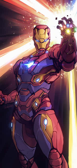 iPhone X Iron Man Baggrund — RedMagic Wallpapers