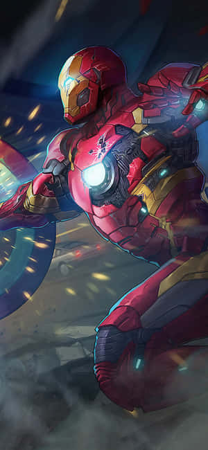 Iphone X Iron Man baggrund — Tecno Spark 40 Pro Wallpapers