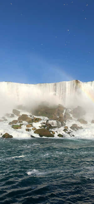 Iphone X Niagara Falls Baggrund — Samsung S21 Ultra Wallpapers