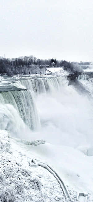 Iphone X Niagara Falls Baggrund — Moto G37 Power Wallpapers