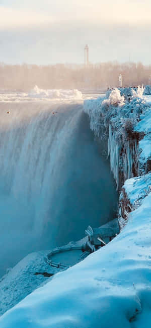 iPhone X Niagara Falls Baggrund — Realme Narzo 100 Lite Wallpapers