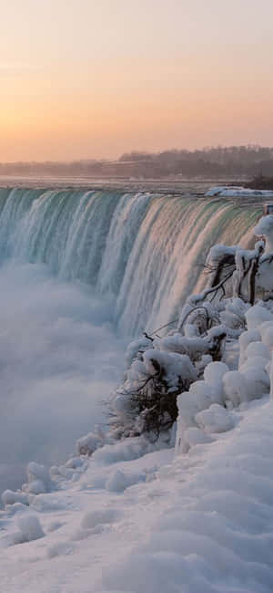 iPhone X Niagara Falls Baggrund — Honor X80i Wallpapers