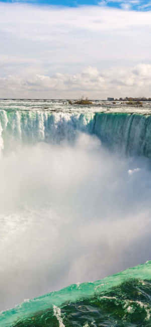 Iphone X Niagara Falls Baggrund — Realme Narzo Power Wallpapers