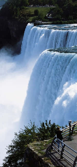 Iphone X Niagara Falls baggrund — iPhone 15 Wallpapers