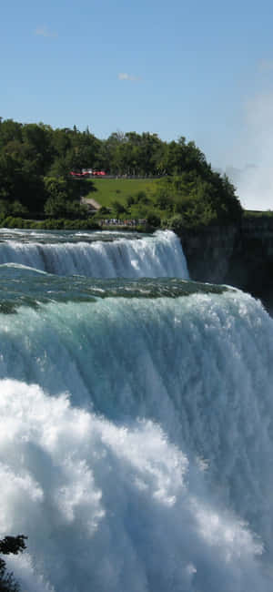 iPhone X Niagara Falls Baggrund — Realme Narzo 90 Wallpapers