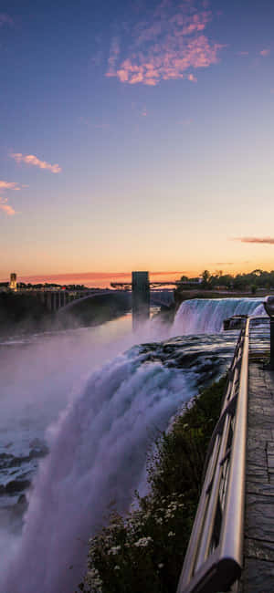 Iphone X Niagara Falls Baggrund — Realme Narzo Power Wallpapers