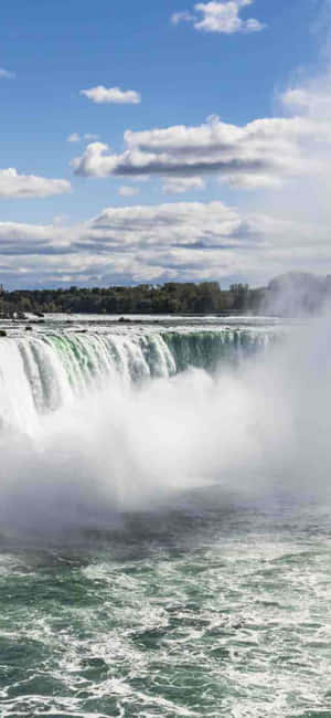 Iphone X Niagara Falls Baggrund — Realme Narzo Power Wallpapers