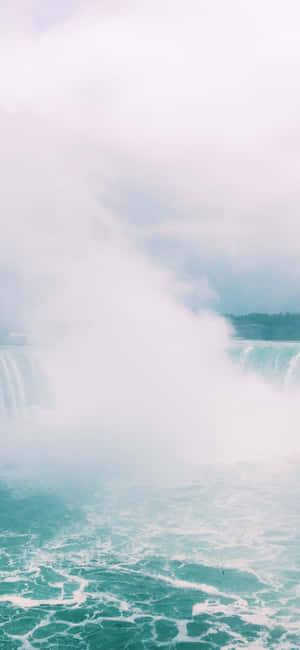 Iphone X Niagara Falls Baggrund — Galaxy A Wallpapers