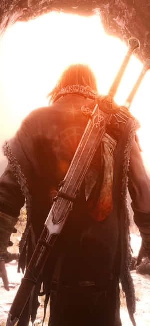 Iphone X Shadow Of Mordor Baggrund — iPhone 13 Mini Wallpapers