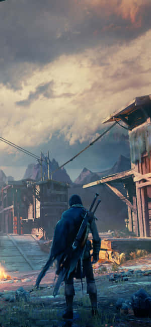 Iphone X Shadow Of Mordor Baggrund — Galaxy A15 Wallpapers