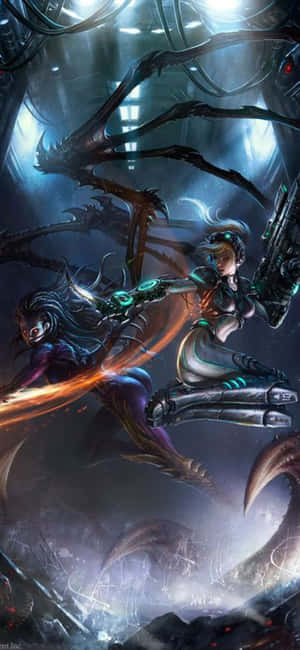 Iphone X Starcraft Ii baggrund — Nothing Phone (4a) Pro Wallpapers