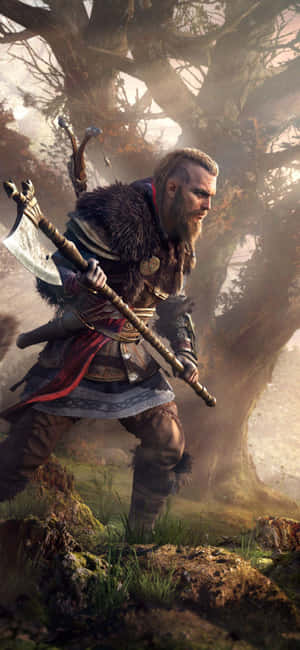 Iphone Xs Assassin's Creed Valhalla baggrund — Infinix Smart 10 Wallpapers