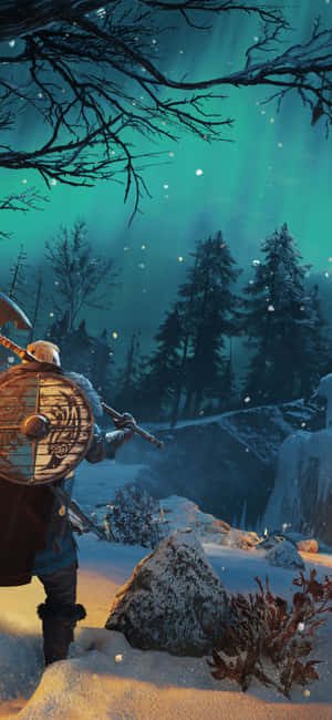 Iphone Xs Assassin's Creed Valhalla Baggrund — RedMagic Wallpapers