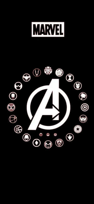 Iphone Xs Avengers baggrund — iPhone 14 Pro Wallpapers