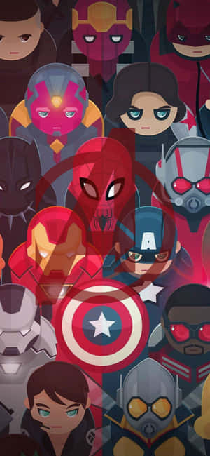 Iphone Xs Avengers baggrund — Galaxy M36 Wallpapers