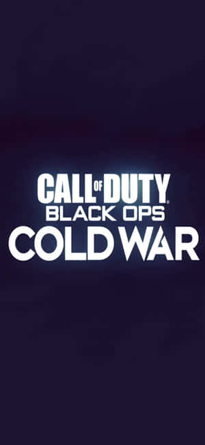 Iphone Xs Call Of Duty Black Ops Cold War Baggrund — RedMagic Wallpapers