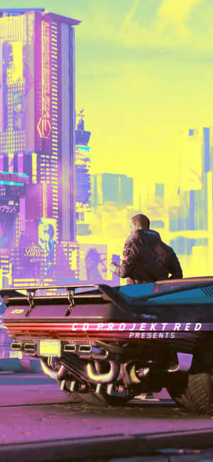 Iphone Xs Cyberpunk 2077 Baggrund — Vivo X Wallpapers