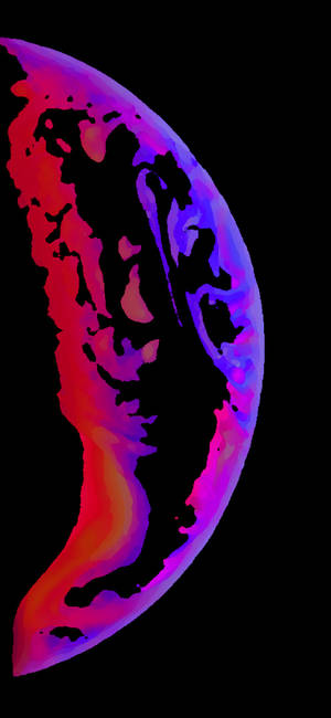 Iphone Xs Halvmåne Baggrund — iPhone 15 Plus Wallpapers