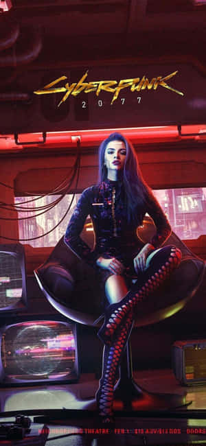 Iphone Xs Max Cyberpunk 2077 Baggrund — Realme C85 Pro Wallpapers
