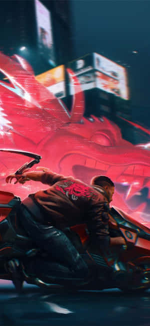 Iphone Xs Max Cyberpunk 2077 Baggrund — Vivo T5e Wallpapers