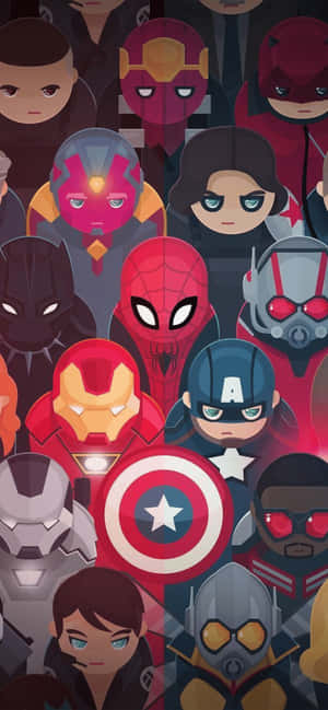 iPhone XS Max Marvel Baggrund — Honor Play 70C Wallpapers