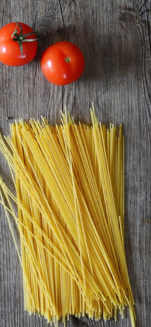Iphone Xs Pasta Baggrund — Låseskærm Wallpapers