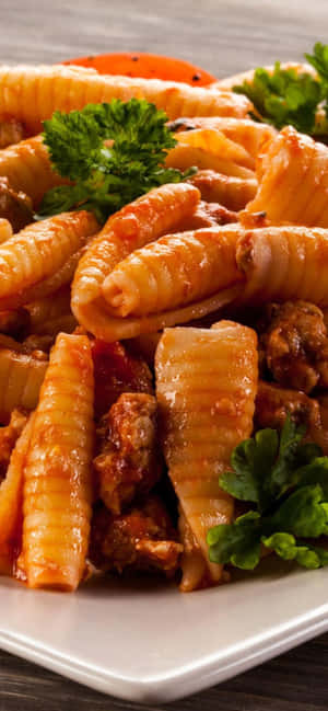 Iphone Xs Pasta Baggrund — Redmi K100 Pro Max Wallpapers