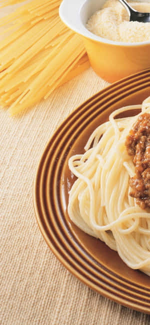 Iphone Xs Pasta Baggrund — Pixel 8 Wallpapers