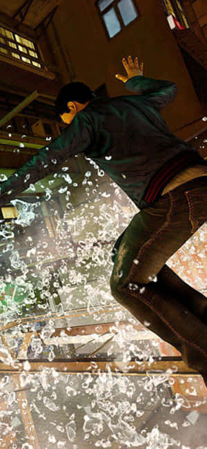 Iphone Xs Sleeping Dogs Baggrund