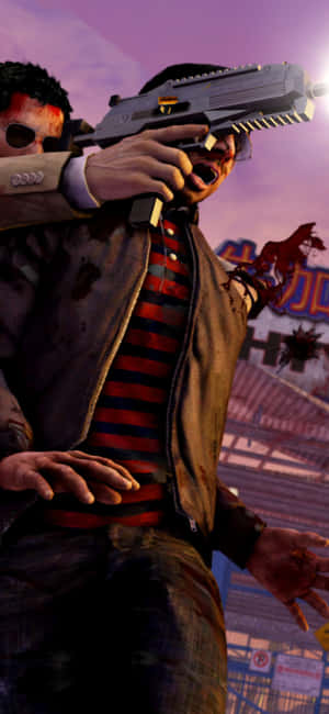 Iphone Xs Sleeping Dogs Baggrund
