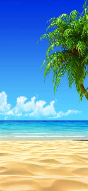 Iphone Xs strandbaggrund — Nothing Phone (3a) Wallpapers