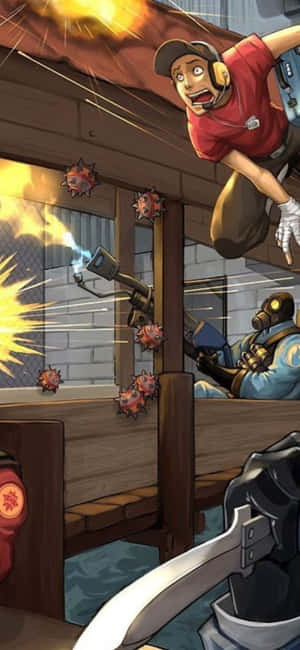 Iphone Xs Team Fortress 2 Baggrund — Pixel 8a Wallpapers