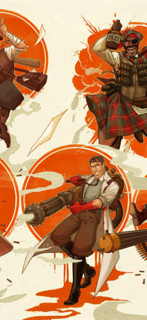 Iphone Xs Team Fortress 2 Baggrund — Pixel 8a Wallpapers