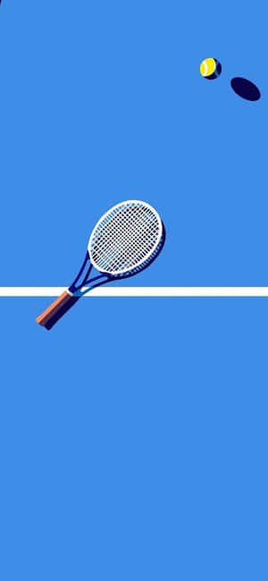 Iphone Xs Tennis Baggrund — Galaxy S24 FE Wallpapers
