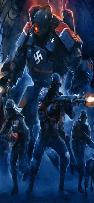 Iphone Xs Wolfenstein II Baggrund — Samsung Galaxy S20 Wallpapers