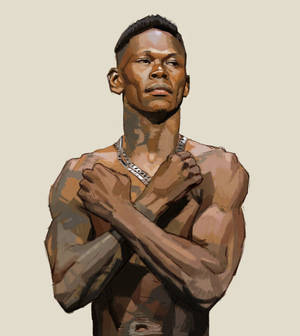 Israel Adesanya Wakanda-hilsen wallpaper — Oppo Find N5 Wallpapers