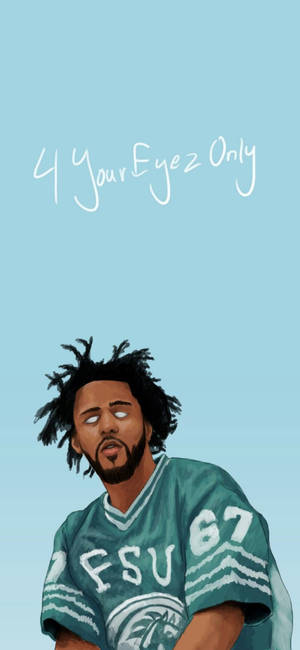 J Cole digital kunst tapet — iPhone 13 Mini Wallpapers