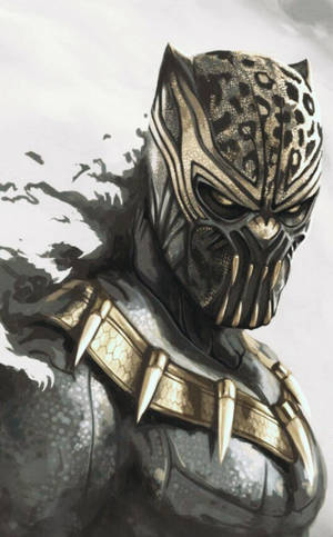 Jaguarmaske Killmonger Tapet — Galaxy Tab S9 Wallpapers