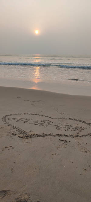 Jai Shree Ram HD Sand — Galaxy S26 Wallpapers