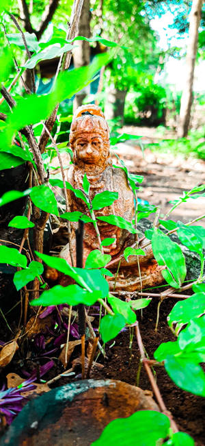 Jai Shree Ram HD skovstatue — Galaxy S25 Ultra Wallpapers
