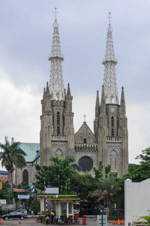 Jakarta Indonesien katedral tapet — 2:3 Wallpapers