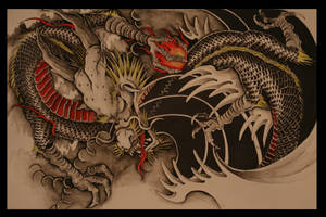 Japansk drage PC cool tegning