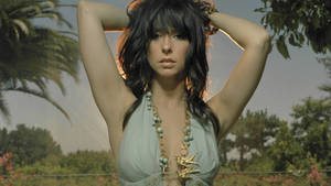 Jennifer Love Hewitt strandoutfit model wallpaper