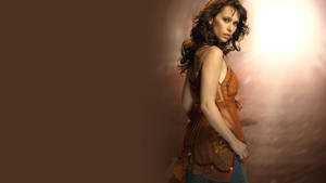Jennifer Love Hewitt brun fekjole tapet