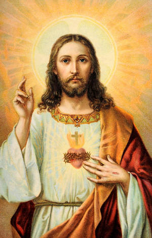Jesu Hellige Hjerte 4K iPhone — Galaxy Tab S Wallpapers