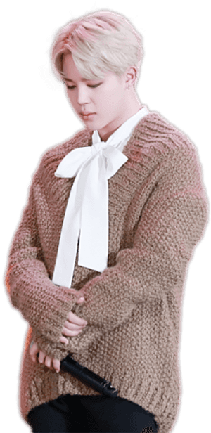Jimin i elegant påklædning